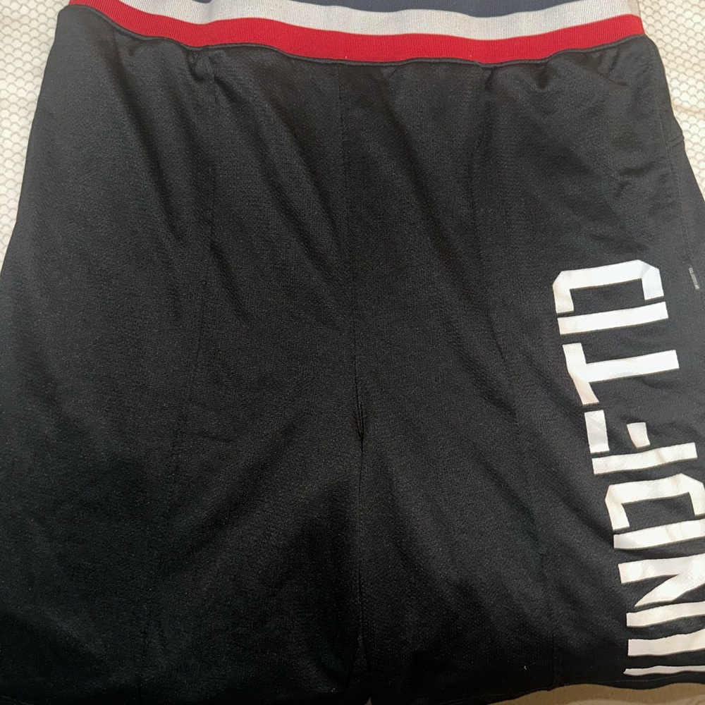 Undefeated Black Shorts with Red Trim